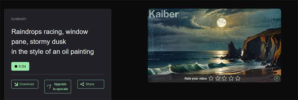 kaiber; تولید فیلم; هوش مصنوعی