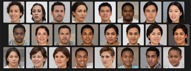 معرفی"Generated Photos" ایجاد تصاویر پرترههای انسان