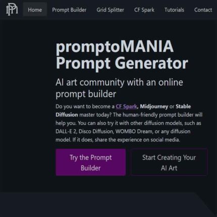promptomania تولید اعلان تولید درخواست تولید prompt